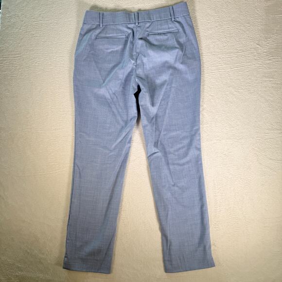 Talbots Womens Pants Light Blue Size 10 Hampshire Ankle Career Polyester Blend - Picture 6 of 6